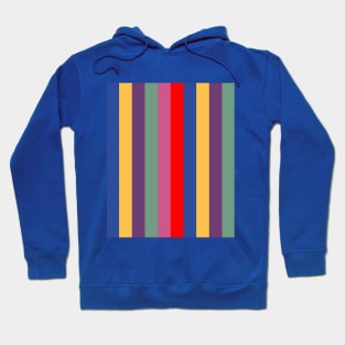 Retro colors stripes Hoodie